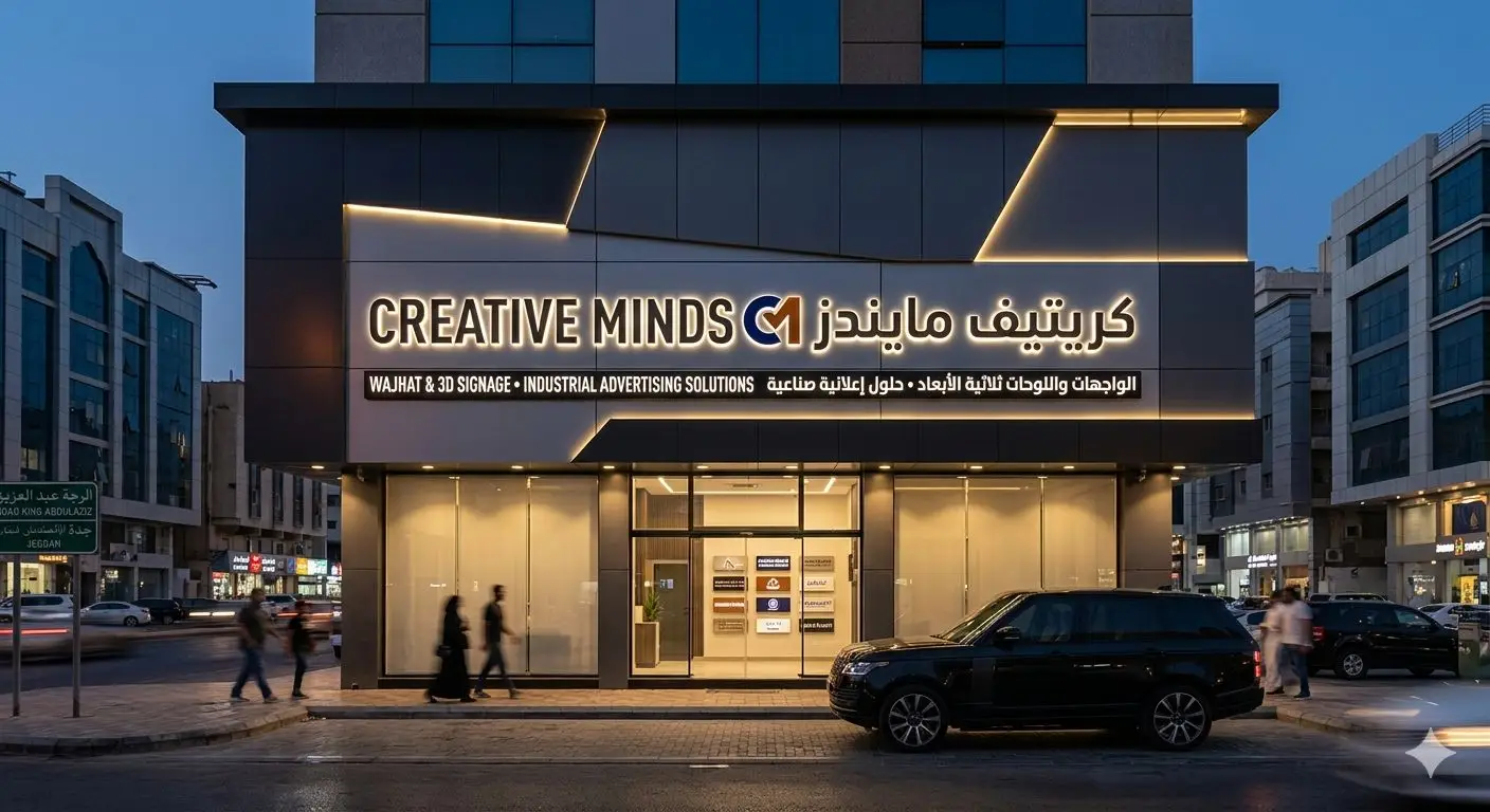 تنفيذ اللوحات التجارية في جدة