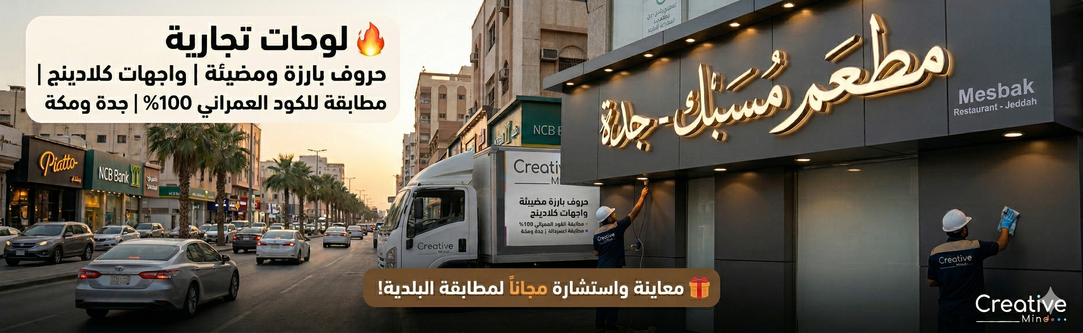 لوحات مطاعم جدة